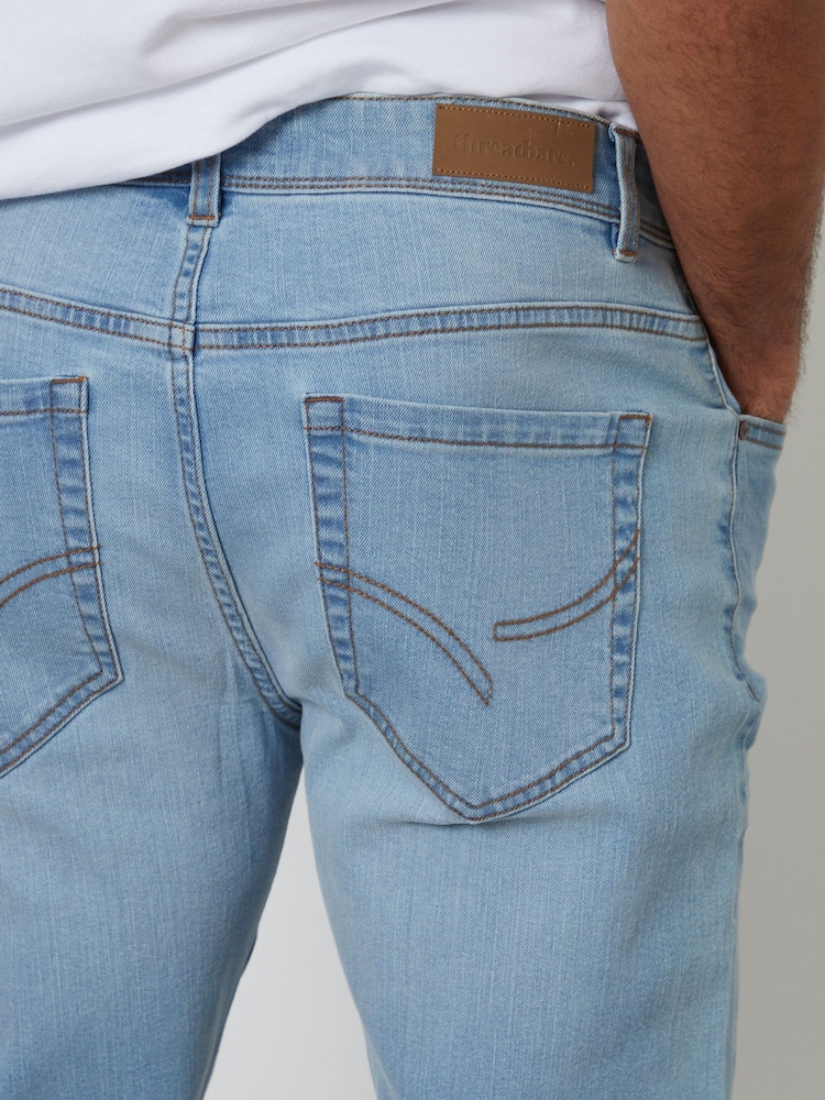 Threadbare Blue Slim Fit Jeans - Image 4 of 4