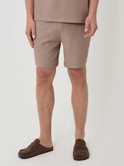 Threadbare Brown Ribbed Shorts - Image 3 of 4