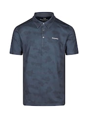 Stromberg Grey Men's Woburn Digi Camo Golf Polo Shirt - Image 1 of 4