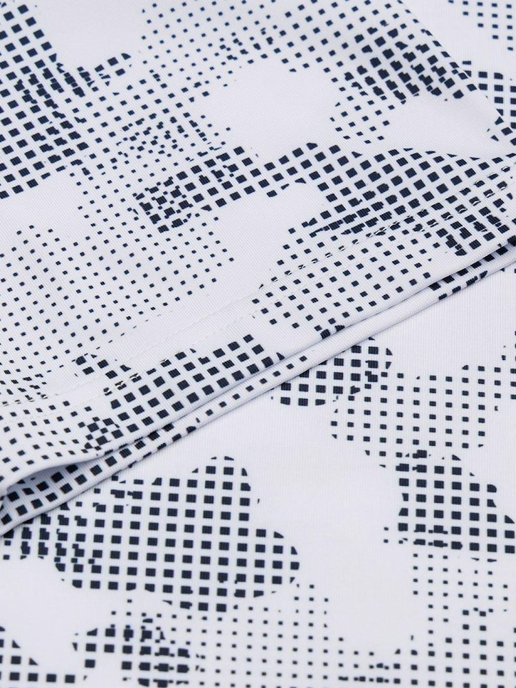 Stromberg White Men's Woburn Digi Camo Golf Polo Shirt - Image 4 of 4