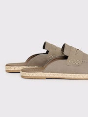 Marrón - Threadbare Faux Suede Penny Loafer Sandals - Imagen 4 de 4