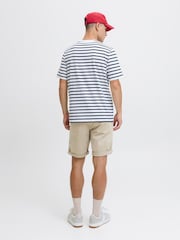 JACK & JONES Grey Regular Fit Chino Shorts - Image 3 of 8