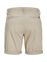 JACK & JONES Grey Regular Fit Chino Shorts - Image 4 of 8
