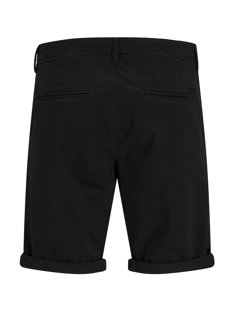 JACK & JONES Black Regular Fit Chino Shorts - Image 7 of 7 JACK & JONES Black Regular Fit Chino Shorts - Image 7 of 7