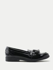 Start-Rite Black Sketch Slip-On Tassle Loafer Senior School Shoes - Image 1 of 6