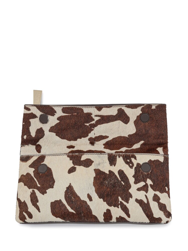 Jones Bootmaker Cow Wylie Fold-Over Clutch - Image 4 of 4