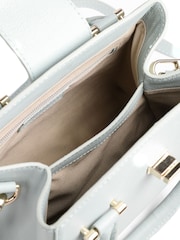 Jones Bootmaker Mint Green Whimsy Leather Top Handle Tote Bag - Image 5 of 5