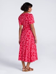 Mountain Warehouse Red Como Printed Tea Dress - Image 4 of 8