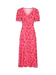 Mountain Warehouse Red Como Printed Tea Dress - Image 5 of 8