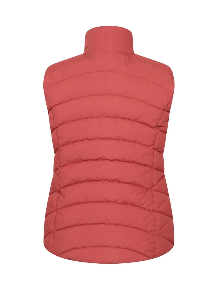 Orange - Mountain Warehouse Opal Water-Resistant Padded Gilet - Image 2 de 5