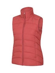 Orange - Mountain Warehouse Opal Water-Resistant Padded Gilet - Image 3 de 5
