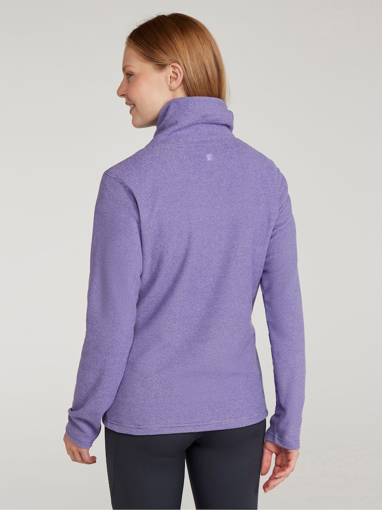Mountain Warehouse Purple Hebridean Cowl Neck Fleece - Image 2 of 9 Mountain Warehouse Purple Hebridean Cowl Neck Fleece - Image 2 of 9