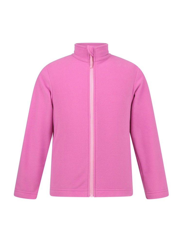 Mountain Warehouse Dark Pink Camber II Kids Full Zip Fleece - Image 1 of 5 Mountain Warehouse Dark Pink Camber II Kids Full Zip Fleece - Image 1 of 5
