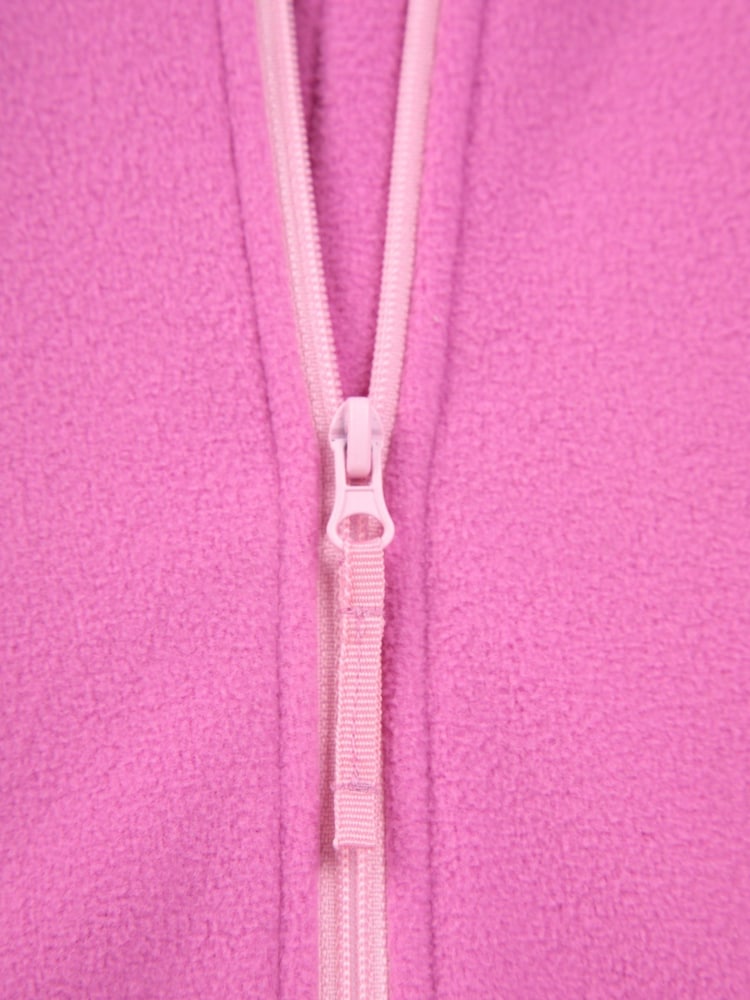 Mountain Warehouse Dark Pink Camber II Kids Full Zip Fleece - Image 5 of 5 Mountain Warehouse Dark Pink Camber II Kids Full Zip Fleece - Image 5 of 5