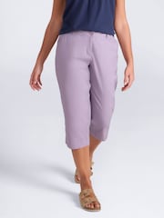 Mountain Warehouse Purple Coastal Stretch Capris Trousers - Image 1 of 4