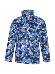 Mountain Warehouse Blue Endeavour Printed Half-Zip Fleece - Image 3 of 5