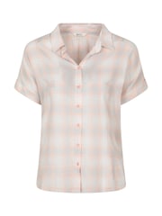 قميص بالم مربعات نسائي تلبيس مريح من Mountain Warehouse - Image 1 of 4