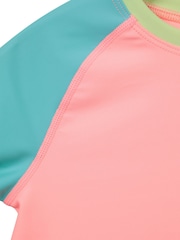 Mountain Warehouse Pink Quick Drying UV Max Long Sleeved Rash Vest - Image 4 of 4