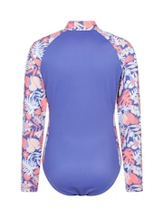 Mountain Warehouse Purple Mira Kids Rash Swimsuit - Image 2 of 4