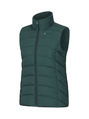 Mountain Warehouse Forest Green Opal Water-Resistant Padded Gilet - Image 1 of 4