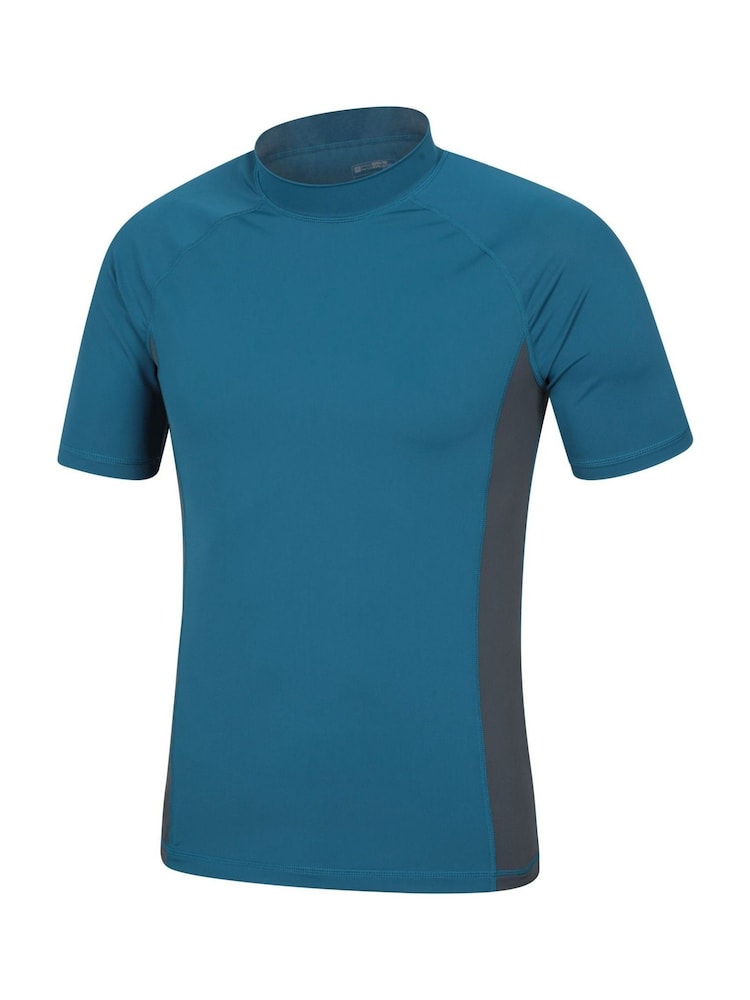 Mountain Warehouse Blue UV Rash Vest - Image 2 of 5 Mountain Warehouse Blue UV Rash Vest - Image 2 of 5
