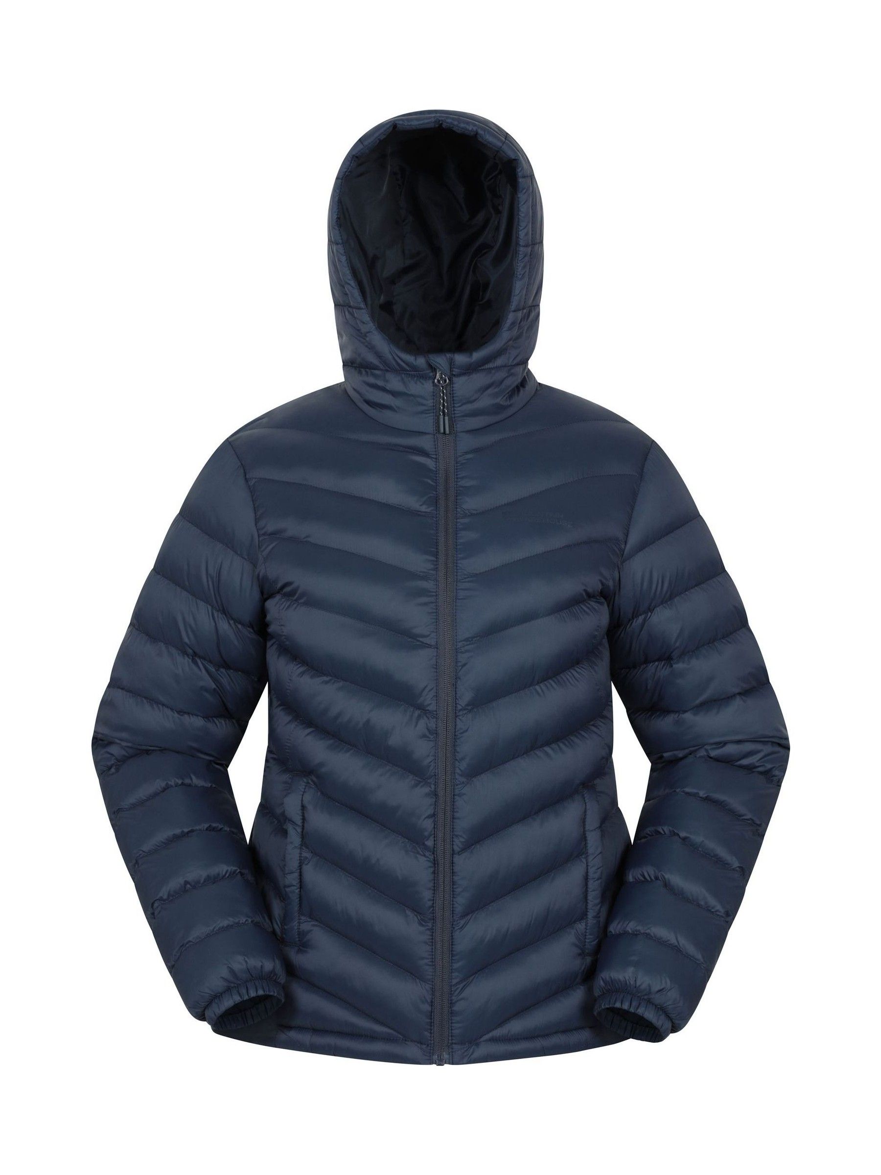 Mountain Warehouse Seasons Womens Padded Puffer Jacket | Lightweight & Water Resistant Hooded Coat, Tested to -30C, Insulated to Keep Warm on Cold Days, Ideal for Winter, Light Rain - Image 4