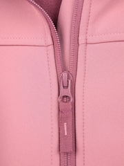 Mountain Warehouse Light Pink Exodus Kids Water Resistant Softshell Jacket - Image 5 of 6