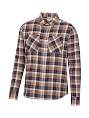 Mountain Warehouse Natural Maine Flannel Long Sleeve Shirt - Image 2 of 4