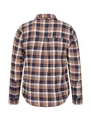 Mountain Warehouse Natural Maine Flannel Long Sleeve Shirt - Image 3 of 4