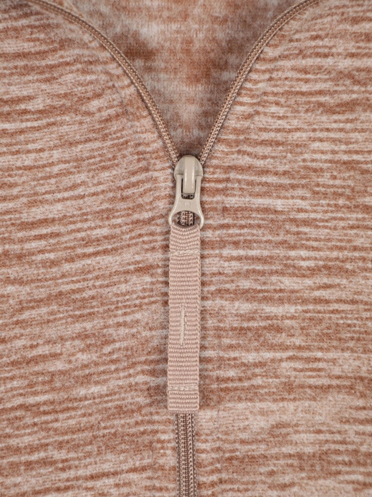 Mountain Warehouse Light Brown Mens Snowdon Micro Fleece - Image 3 of 3 Mountain Warehouse Light Brown Mens Snowdon Micro Fleece - Image 3 of 3