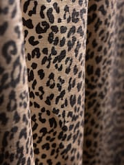 Rockett St George Leopard Love Pencil Pleat Blackout Curtains - Image 4 of 8