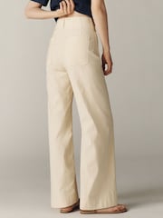 Кремовый - Широкие брюки Anthroplogy Maeve The Colette - Изображение 2 4