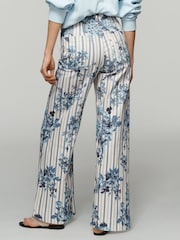 Anthropologie Maeve The Colette High-Rise Wide-Leg White Jeans - Image 3 of 5