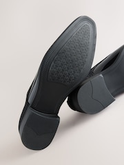 Black Glitter Panel Derby Shoes - Image 5 of 7
