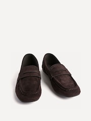 Smeđa - Linzi Edition Square Toe Penny Loafers - Slika 4 od 6