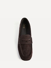 Smeđa - Linzi Edition Square Toe Penny Loafers - Slika 5 od 6