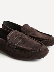 Smeđa - Linzi Edition Square Toe Penny Loafers - Slika 6 od 6