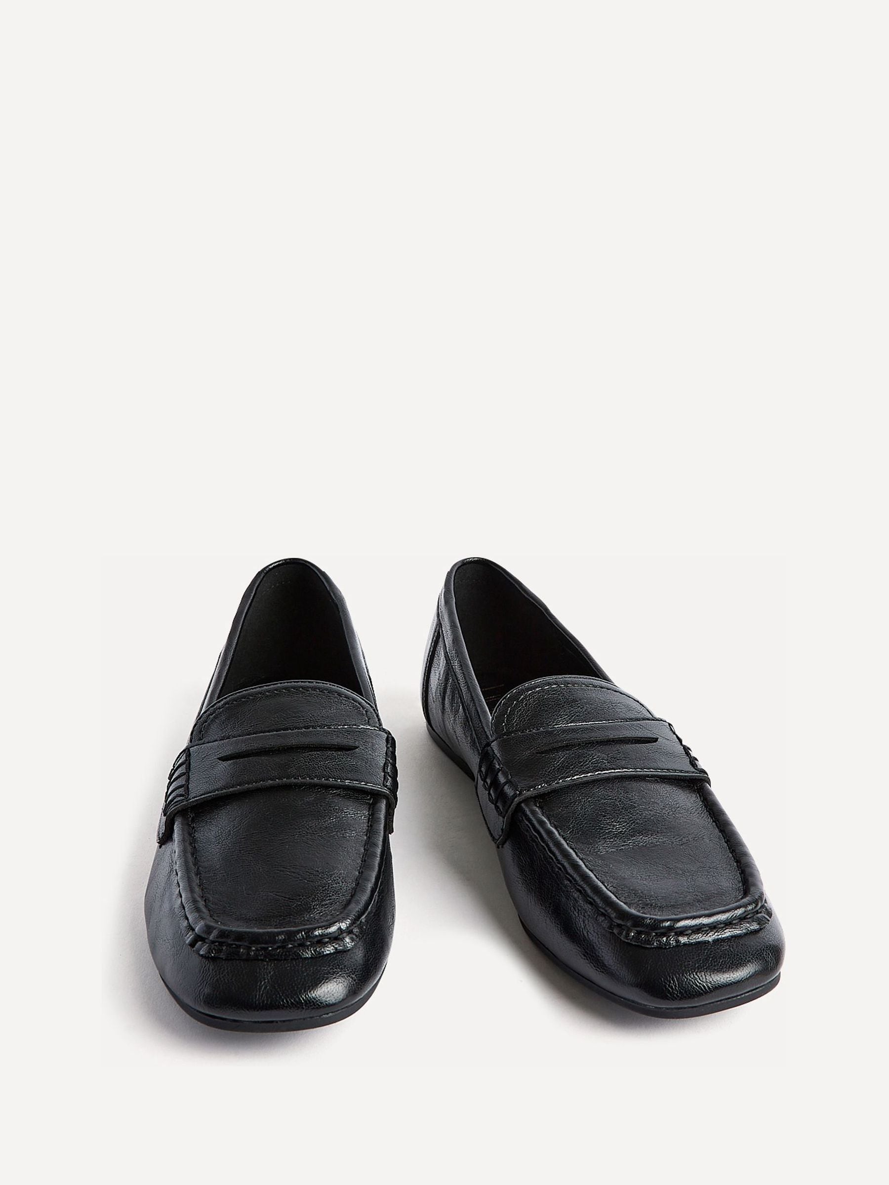 Buy Linzi Black Edition Square Toe Penny Loafers from Next USA