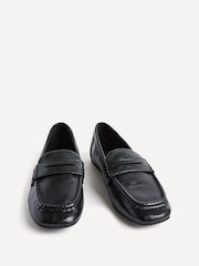 Crno - Linzi Edition Square Toe Penny Loafers - Slika 3 od 6