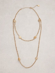 White Stuff Gold Tone Sandy Necklace - Image 1 of 2