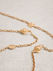 White Stuff Gold Tone Sandy Necklace - Image 2 of 2