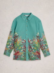 White Stuff Green Lydia Shirt - Image 5 of 6