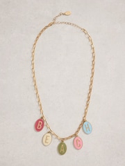 White Stuff Gold Beach Charm Necklace - Image 1 of 2