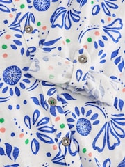 White Stuff White Annie Jersey Shirt - Image 6 of 6