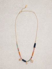 White Stuff Orange Marty Charm Necklace - Image 1 of 2