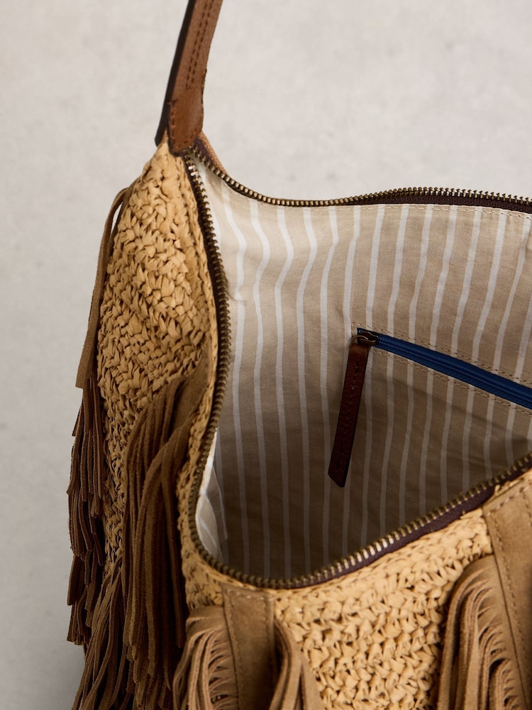 White Stuff Tara Tassel Shoudler Bag - Image 4 of 4