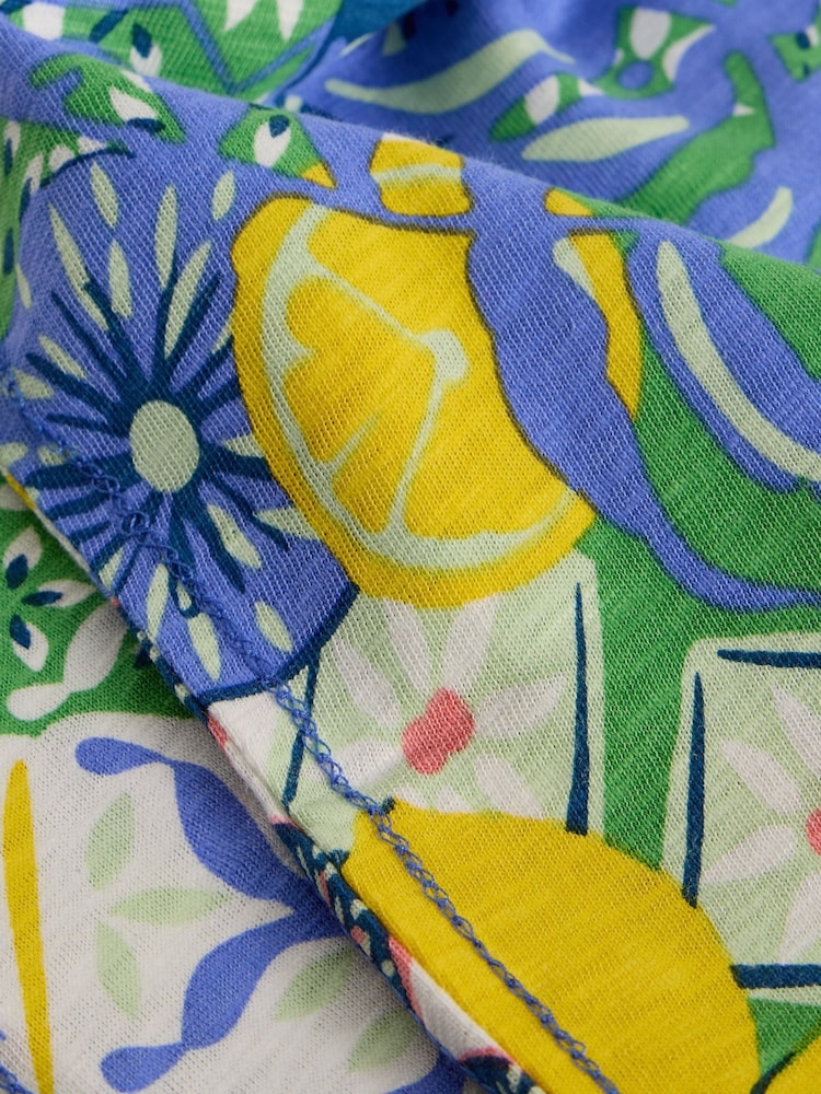 White Stuff White Nelly Notch Neck T-Shirt - Image 6 of 6