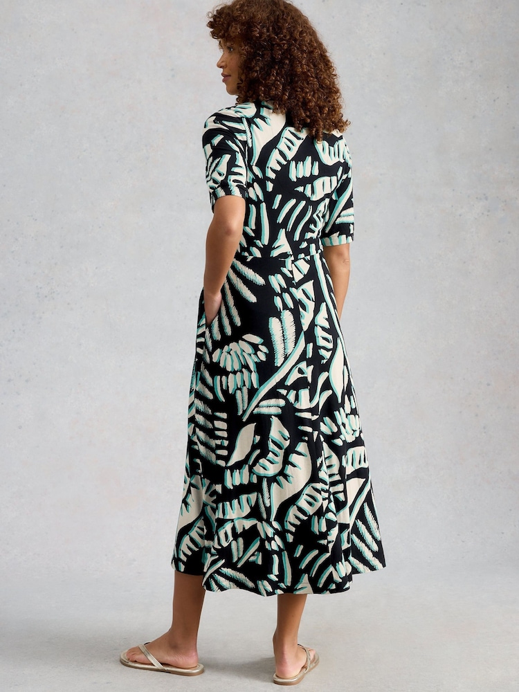 White Stuff Black Megan Jersey Dress - Image 2 of 6