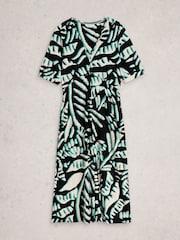 White Stuff Black Megan Jersey Dress - Image 5 of 6