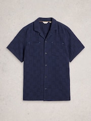 White Stuff Blue Denny Short Sleves Check Shirt - Image 5 of 6